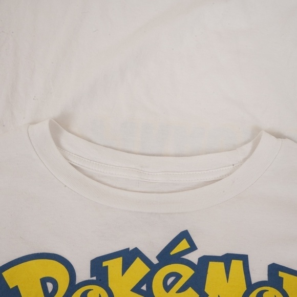 Pokemon Pikachu Graphic Men’s T-Shirt‎ 2XL White Yellow Anime TV Show - Picture 4 of 8